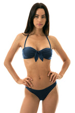 Load image into Gallery viewer, Model Front: Rio De Sol Set Shark Bandeau