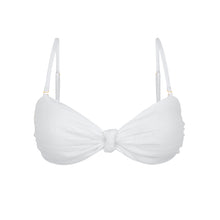 Load image into Gallery viewer, Product Front: Rio De Sol Top Top Memphis-White Bandeau-Joy