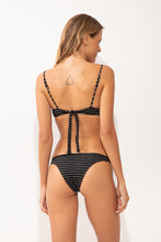 Load image into Gallery viewer, Model Back: Rio De Sol Top Top Linea-Black Zaya