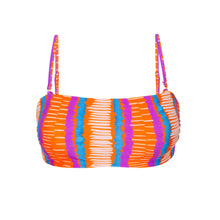 Load image into Gallery viewer, Product Front: Rio De Sol Top Top Stripes Bandeau-Reto
