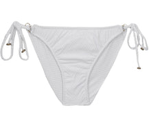 Load image into Gallery viewer, Model Front: Rio De Sol Bottom Bottom Cloque Branco New Comfort