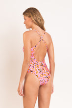 Load image into Gallery viewer, Model Back: Rio De Sol One-Piece Sweet-Camo Julia