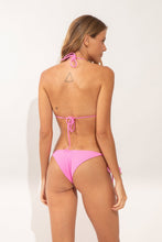 Load image into Gallery viewer, Model Back: Rio De Sol Top Top Crespinho-Rosa Tri-Inv