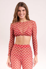 Load image into Gallery viewer, Gallery: Rio De Sol Beach Top Floral-Scales Top Harper