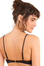 Load image into Gallery viewer, Image 07: Rio De Sol Top Top Shimmer-Black Bandeau-Joy