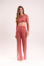 Load image into Gallery viewer, Model Front: Rio De Sol Beach Top Floral-Scales Top Harper