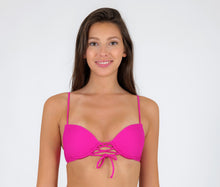 Load image into Gallery viewer, Gallery: Rio De Sol Top Top Cotele-Amaranto Balconet-Pushup