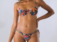 Load and play video in Gallery viewer, Video: Rio De Sol Set Set Jungle Balconet-Tie Pipa