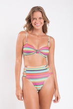 Load image into Gallery viewer, Model Front: Rio De Sol Bottom Bottom Supercolor Highwaist-Spin