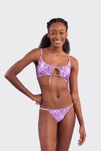 Load image into Gallery viewer, Model Front: Rio De Sol Bottom Bottom Trail-Purple Ipanema