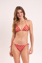 Load image into Gallery viewer, Model Front: Rio De Sol Set Set Floral-Scales Frufru Frufru-Fio