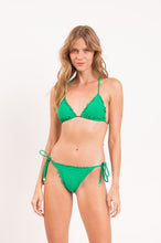 Load image into Gallery viewer, Model Front: Rio De Sol Top Top Dots-Tambourine Frufru