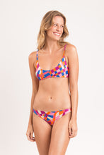 Load image into Gallery viewer, Model Front: Rio De Sol Top Top Funny Bralette