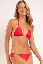 Load image into Gallery viewer, Image 06: Rio De Sol Top Top Microfibra-Chic-Red Frufru