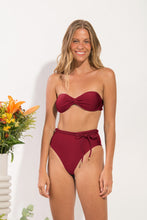 Load image into Gallery viewer, Model Front: Rio De Sol Top Top Shimmer-Divino Twist