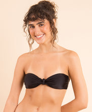 Load image into Gallery viewer, Image 08: Rio De Sol Top Top Shimmer-Black Bandeau-Joy
