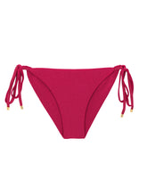 Load image into Gallery viewer, Product Front: Rio De Sol Bottom Bottom Shimmer-Desejo Cheeky-Tie-Gold
