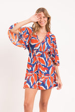 Load image into Gallery viewer, Image 08: Rio De Sol Mini Dress Leaves Mini Dress
