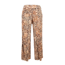 Load image into Gallery viewer, Product Front: Rio De Sol Beach Trousers Leopard Wide Pants
