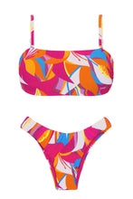 Load image into Gallery viewer, Product Front: Rio De Sol Set Set Antelope Bandeau-Reto High-Leg
