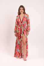 Load image into Gallery viewer, Model Front: Rio De Sol Maxi Dresses Sea-Bloom Long Dress Verona
