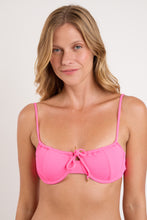 Load image into Gallery viewer, Gallery: Rio De Sol Top Top Mtx-Ultrapink Balconet-Tie
