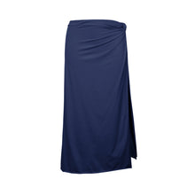 Load image into Gallery viewer, Product Front: Rio De Sol Beach Skirt Navy Long-Skirt-Knot

