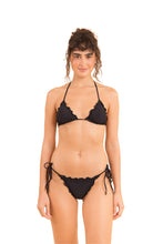 Load image into Gallery viewer, Model Front: Rio De Sol Set Set Dots-Black Frufru-Comfy

