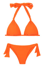 Load image into Gallery viewer, Product Front: Rio De Sol Set Set Dots-Orange Mel Italy
