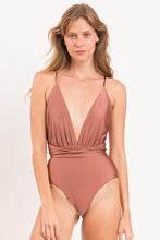 Load image into Gallery viewer, Gallery: Rio De Sol One-Piece Shimmer-Copper New Vegas
