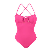 Load image into Gallery viewer, Product Front: Rio De Sol One-Piece Mtx-Ultrapink Julia
