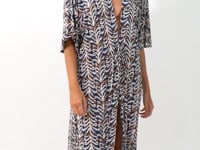 Load and play video in Gallery viewer, Video: Rio De Sol Maxi Dresses Ikat Long Dress
