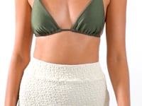 Load and play video in Gallery viewer, Video: Rio De Sol Beach Skirt Brisa-Offwhite Rubi Skirt
