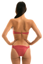 Load image into Gallery viewer, Model Back: Rio De Sol Bottom Bottom Kiwanda Madras Bandeau
