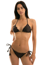 Load image into Gallery viewer, Model Front: Rio De Sol Bottom Bottom Meteorite Frufru
