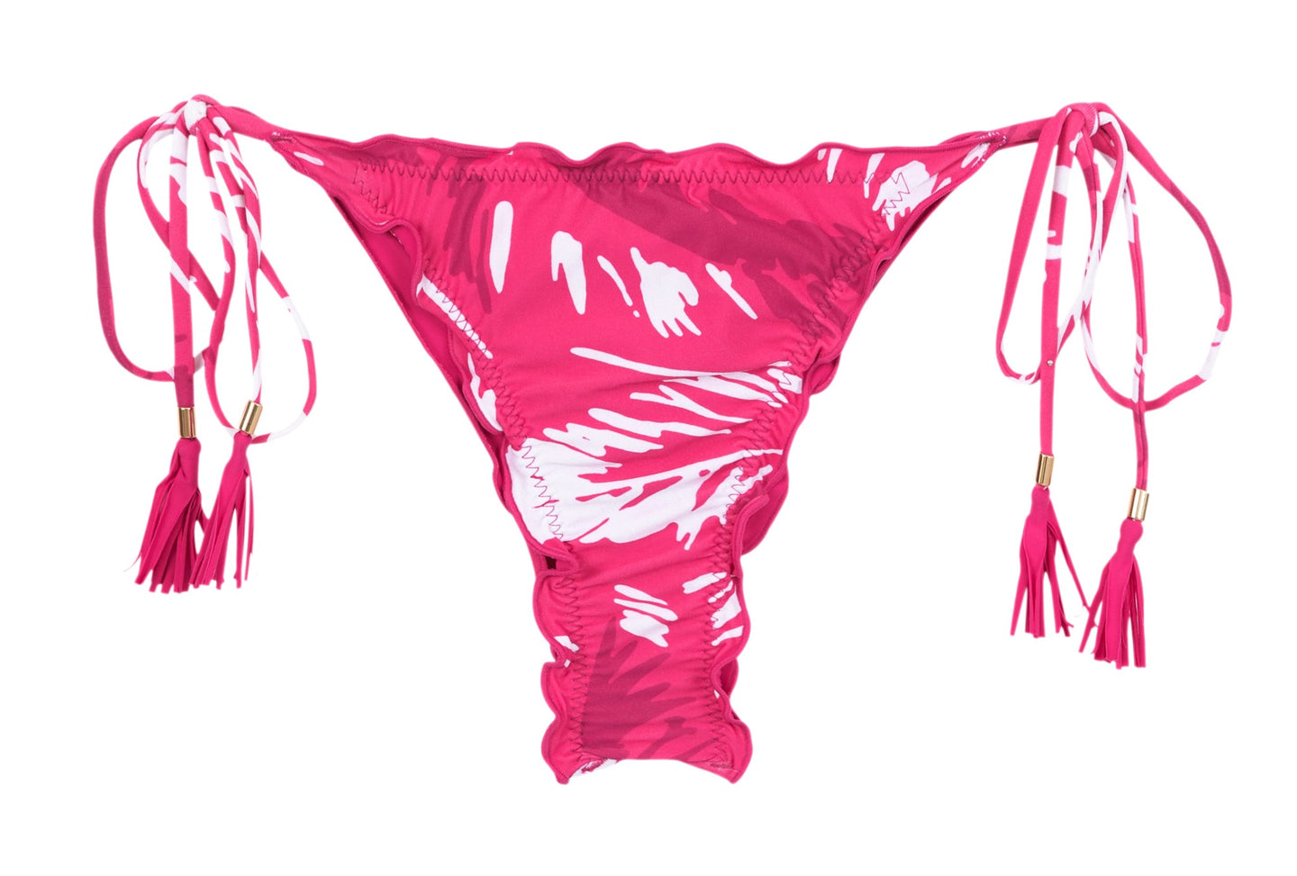 Product Front: Rio De Sol Bottom Bottom Pink-Palms Frufru-Fio