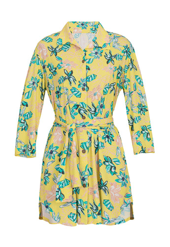 Product Front: Rio De Sol Shirtdress Chemise Florescer