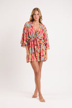 Load image into Gallery viewer, Model Front: Rio De Sol Kaftans / Cover Ups Sea-Bloom Kaftan Bel
