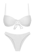 Load image into Gallery viewer, Product Front: Rio De Sol Set Set Cotele-Branco Balconet-Pushup Lisboa
