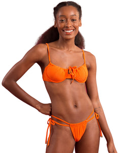 Gallery: Rio De Sol Set Set Dots-Orange Balconet-Tie Pipa