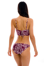 Load image into Gallery viewer, Model Back: Rio De Sol Set Set Palms-Vine Balconet-Anna Comfy
