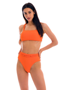 Model Front: Rio De Sol Set Set St-Tpz-Tangerina Reto Hotpant-High