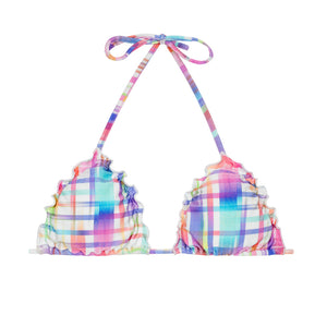 Product Front: Rio De Sol Top Soutien Plaid Frufru