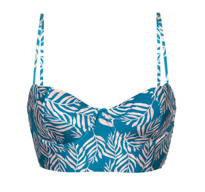 Product Front: Rio De Sol Top Top Palms-Blue Balconet-Anna