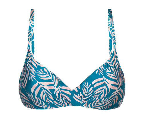 Product Front: Rio De Sol Top Top Palms-Blue Balconet-Inv