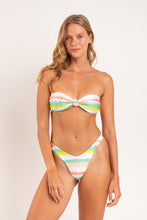 Load image into Gallery viewer, Model Front: Rio De Sol Top Top Revelry Bandeau-Joy
