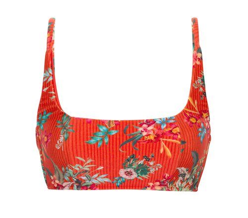 Product Front: Rio De Sol Top Top Wildflowers Bra-Sport