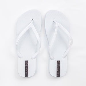 Product Front: Rio De Sol Flip-Flop White Slim