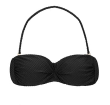 Load image into Gallery viewer, Top Cloque Preto Bandeau
