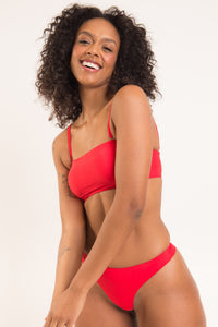 Top Rouge Bandeau-Reto